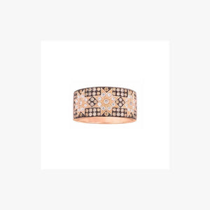 Trio Star ring wide Champagne Diamond - Natkina