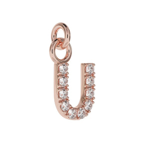 Personalised Silver Pendant Small Letter