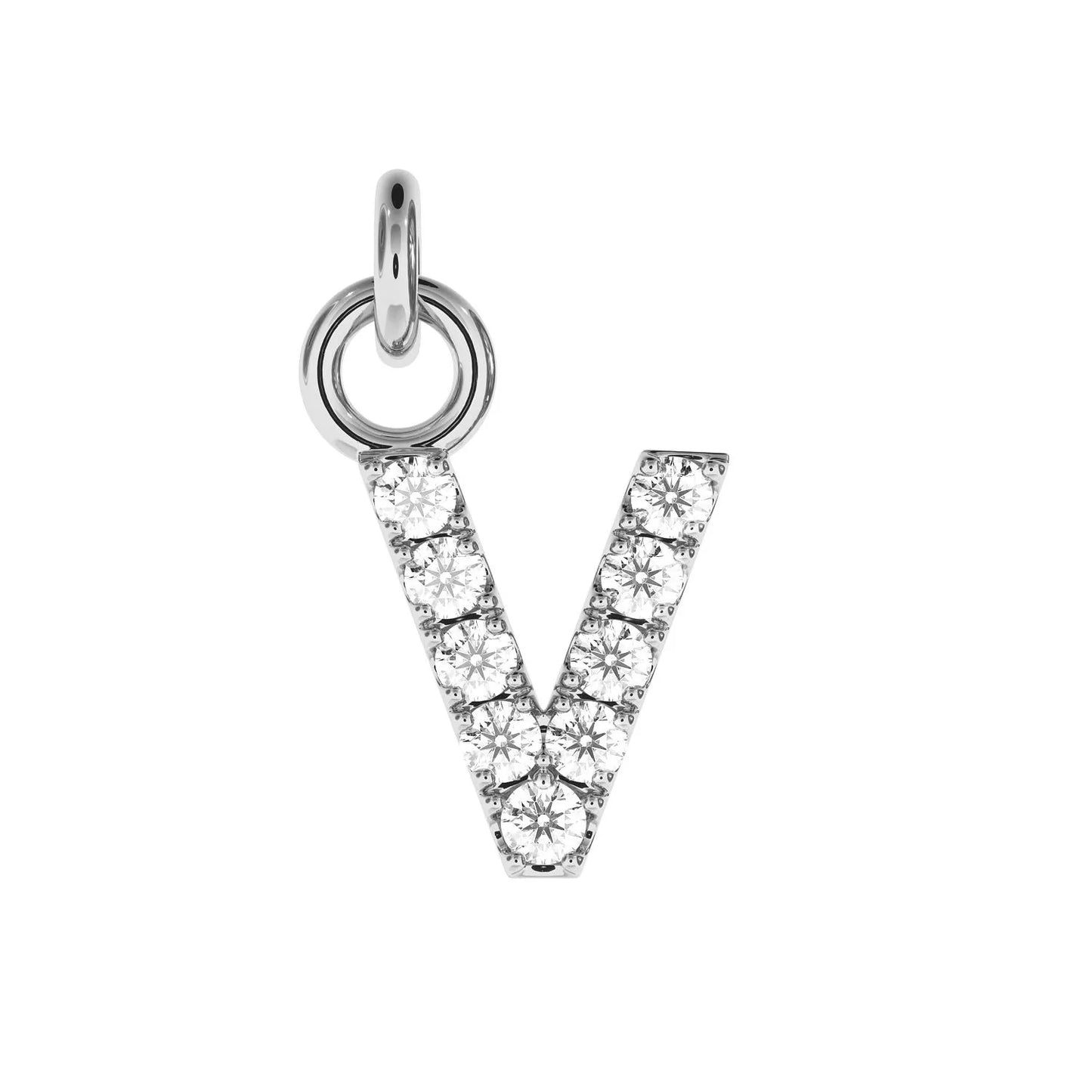 Personalised Silver Pendant Small Letter