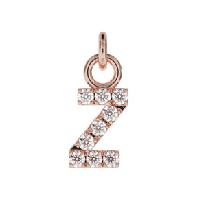 Personalised Silver Pendant Small Letter